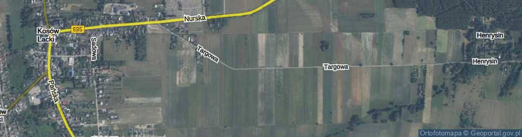 Zdjęcie satelitarne Targowa ul.